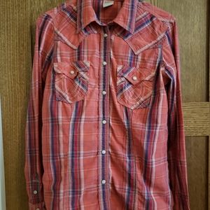 Womens True Religion Large button down shirt